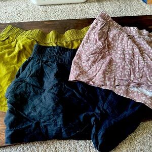 3 pack of women’s shorts